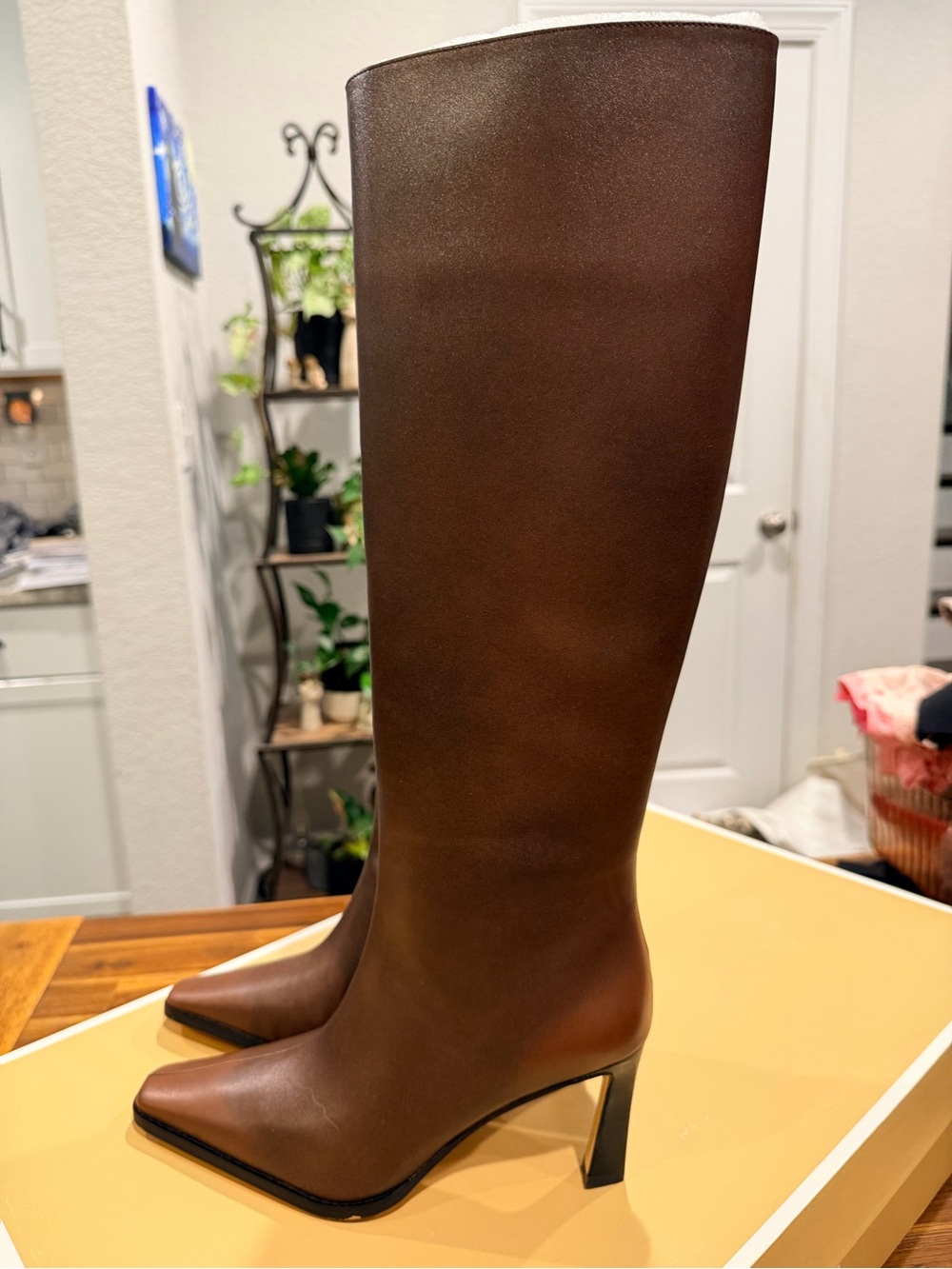 Michael Kors Dark Brown Over-the-Knee Boots - Picture 4 of 8